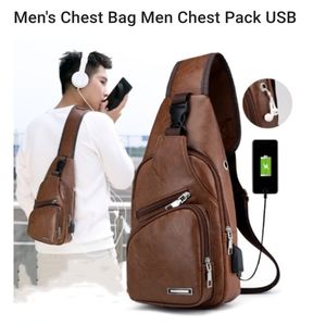 Mens USB bag